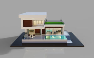 home 3d rendering