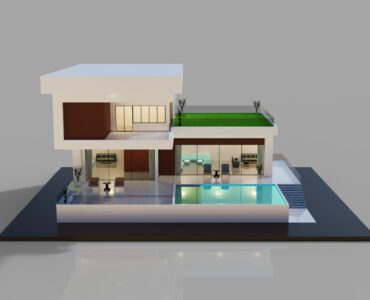 home 3d rendering