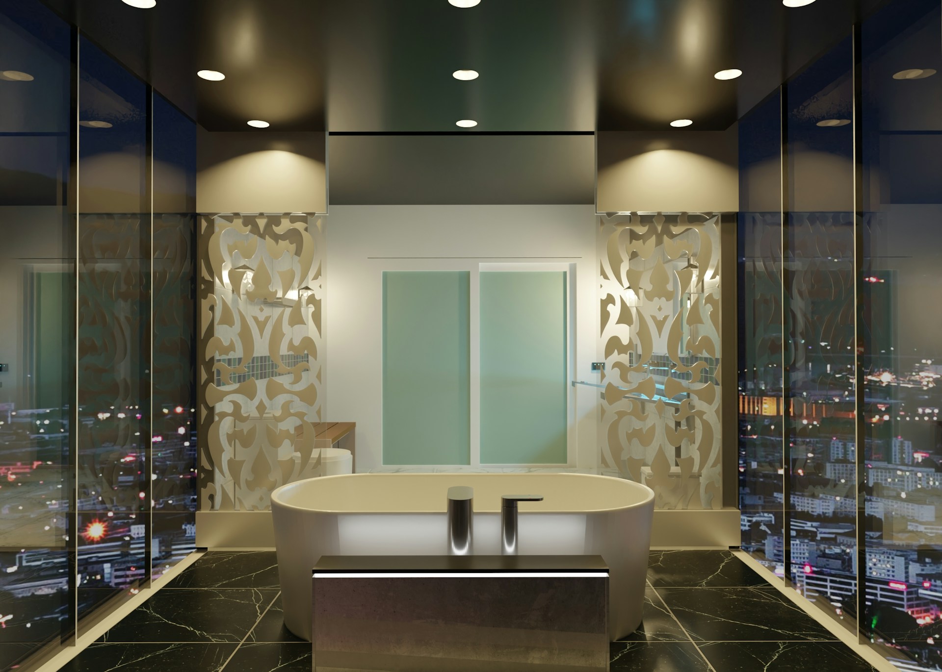 luxurious bathroom
