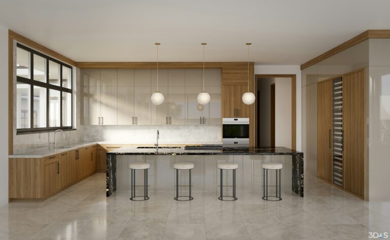 3D Renderings in the Design Process for Custom Kitchens