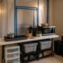 Temporary kitchen setup during a Fort Myers kitchen remodel