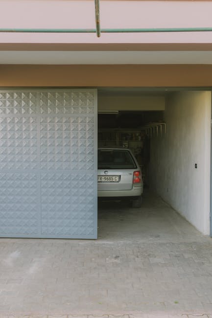 Hurricane-rated garage door installed on a CBS home in Fort Myers, Florida