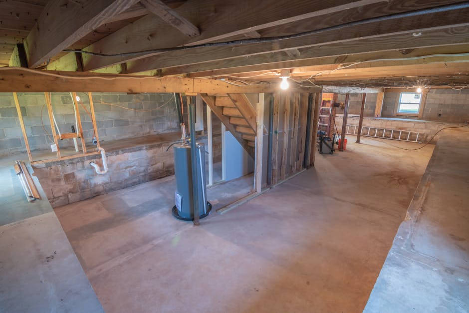 LVL beam installation spanning open kitchen area during a Cape Coral home remodel