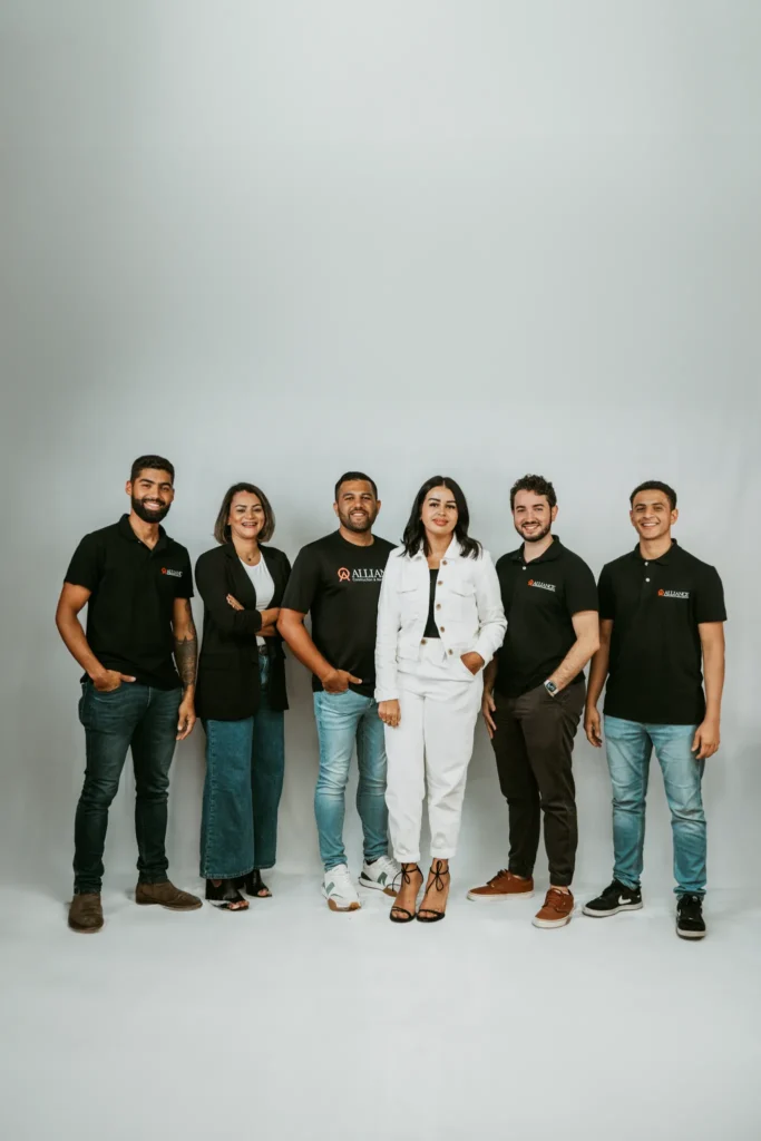 The Alliance Construction and Renovation team at their Fort Myers studio shoot
