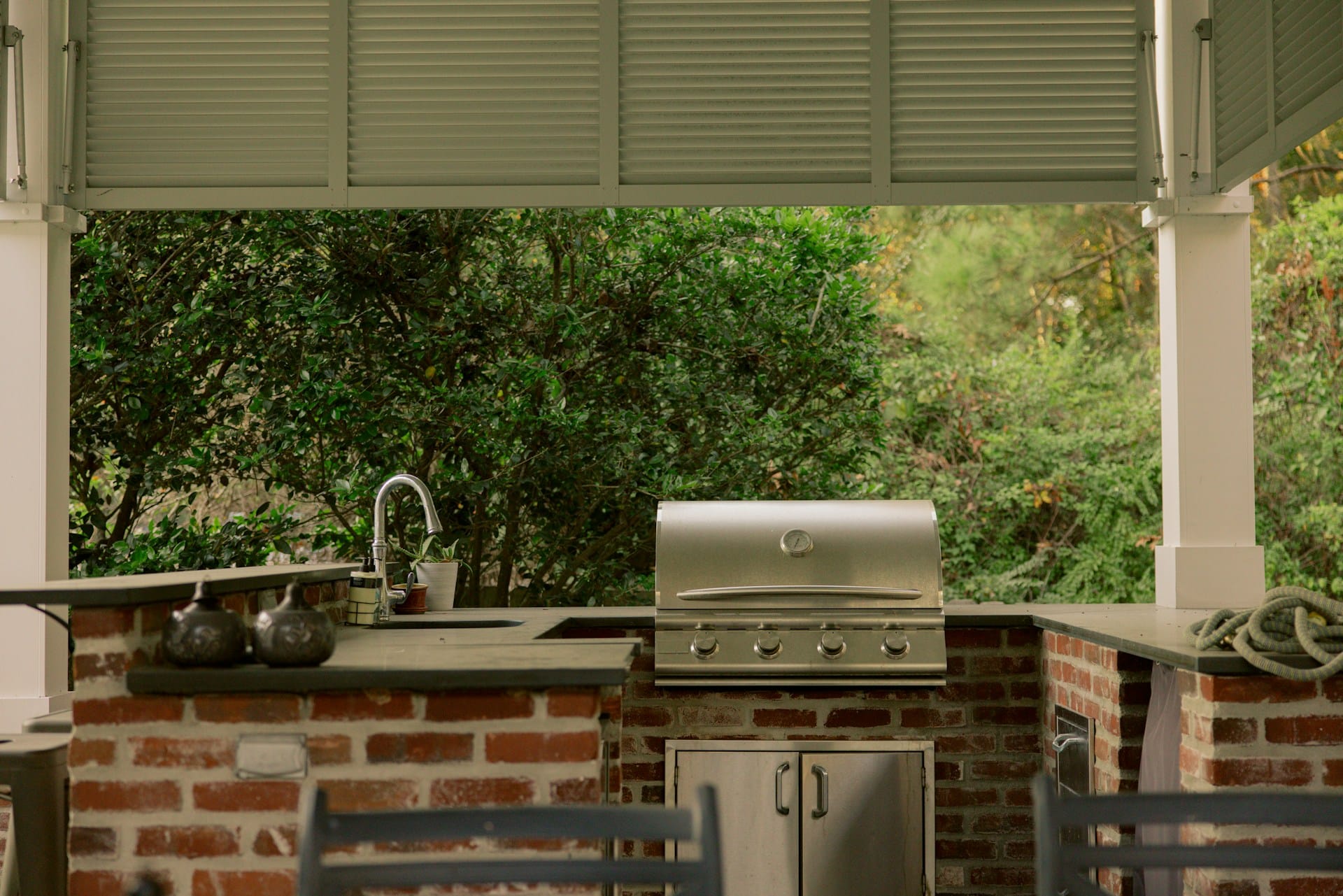 Completed outdoor kitchen project, Southwest Florida