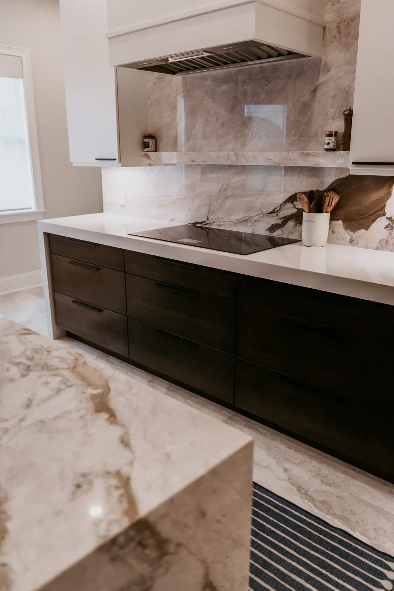 Kitchen: cabinetry detail. Alliance Construction remodel, Southwest Florida