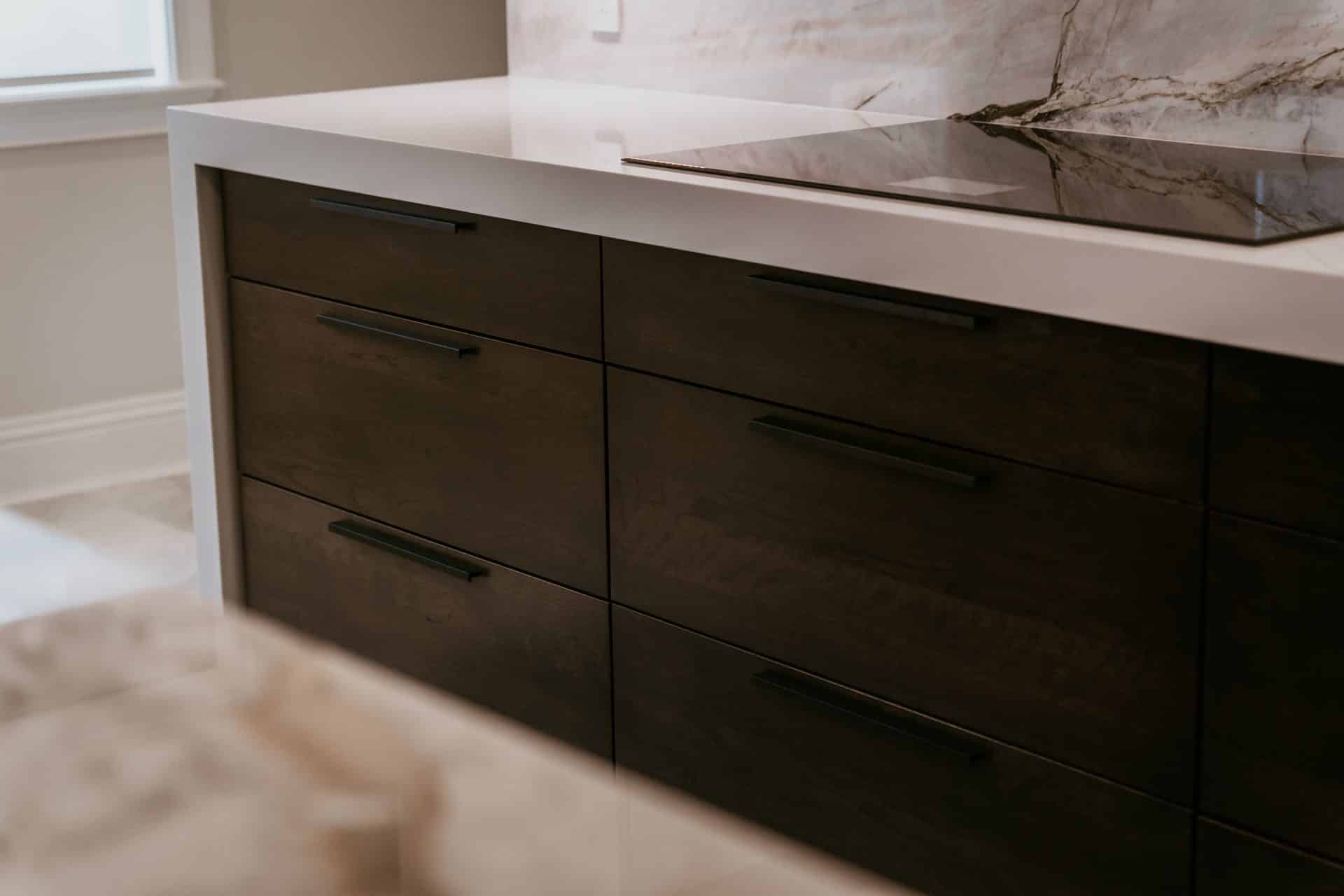 Custom cabinetry detail, Alliance Construction