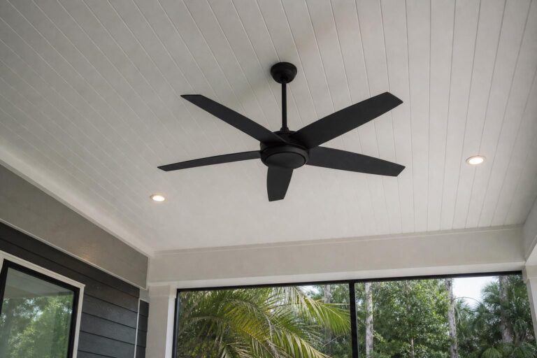 Lanai Ceiling Ideas: Materials, Fans, and Lighting